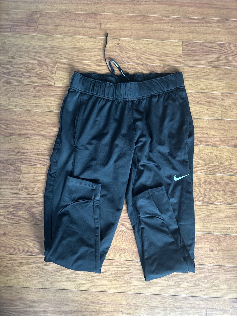 Nike Black Kids' Joggers with White Swoosh